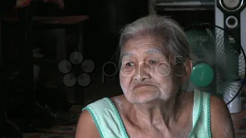 Asian old woman