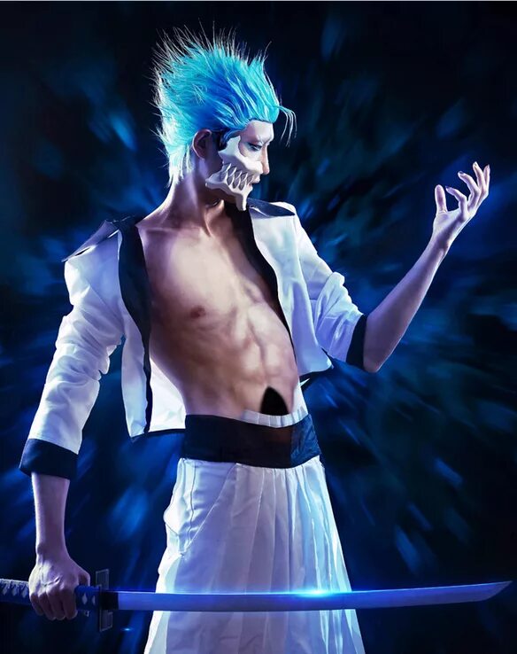 Bleach cosplay. Гриммджоу Джагерджак. Эспада Гриммджоу. Гриммджоу Джагерджак косплей. Блич Эспада Гриммджоу.