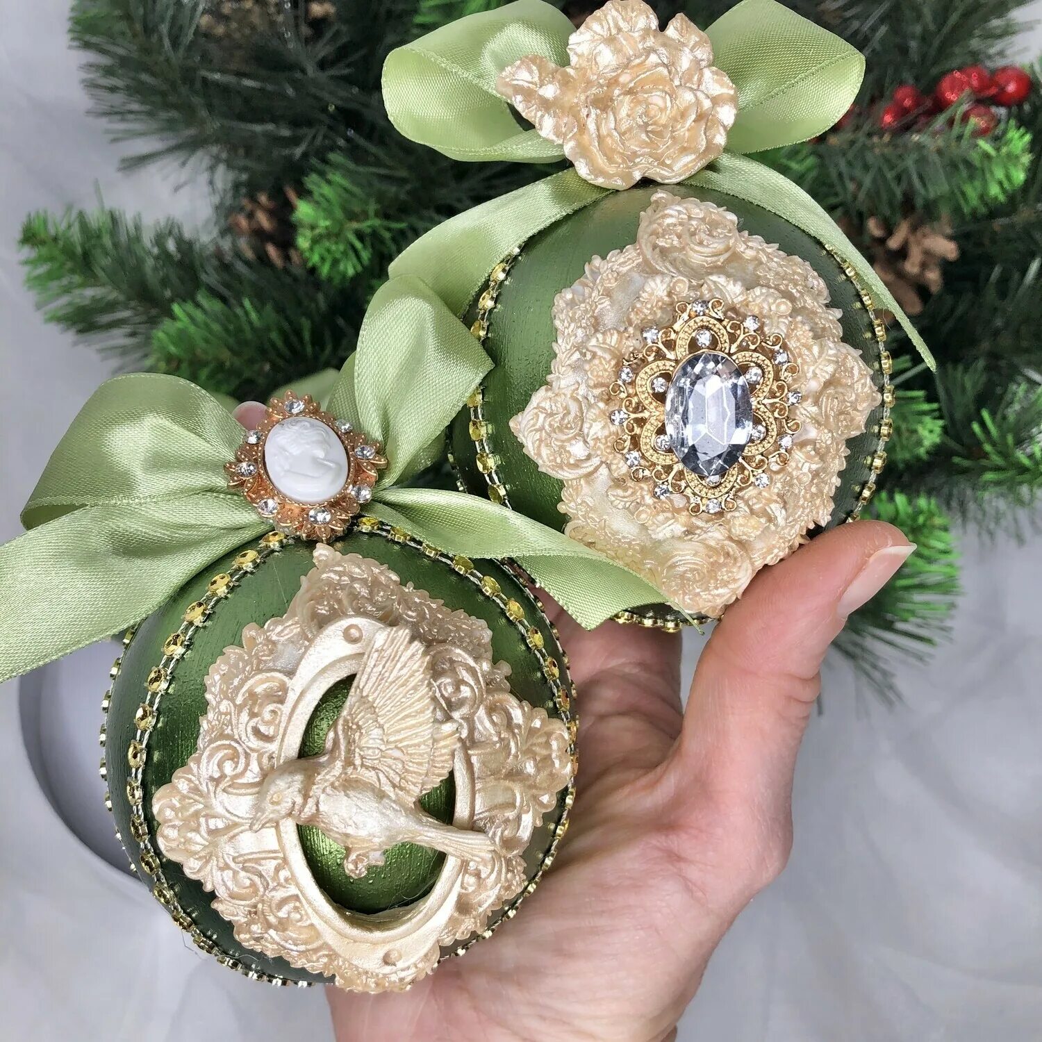 елочные украшения. рукодельные елочные игрушки. елочные украшения ручной работы. авторские елочные игрушки. винтажная новогодняя игрушка.