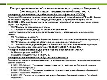 Проверка бюджетных учреждений