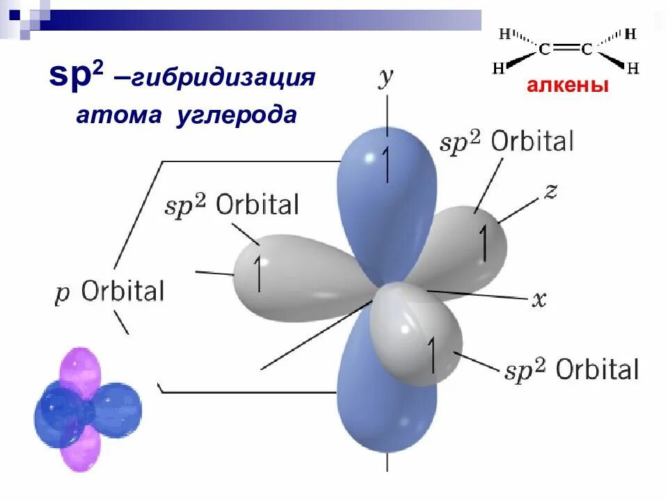 Гибридизация орбиталей (SP-, sp2 -, sp3 -). Sp3-, sp2-, SP-гибридизация атомных орбиталей углерода. Sp3 гибридизация алкенов. Сп2 гибридизация алкенов. Фенол sp2 гибридизация