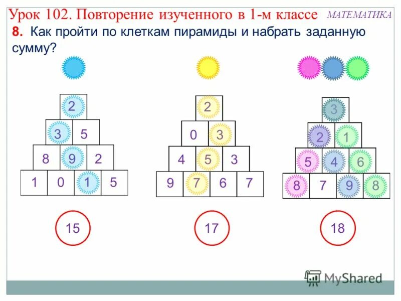 моя математика 1 класс. странички для любознательных 3 класс. задача 3 класса у кати открыток. презентация по математике. математика урок 102.