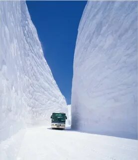 Снежные тоннели в японии - фото 