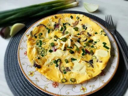 Рецепт омлета с сыром
