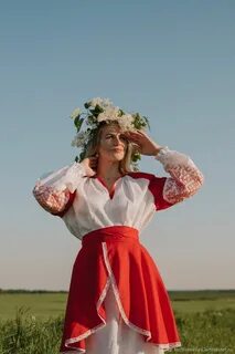 Платье русской девушки