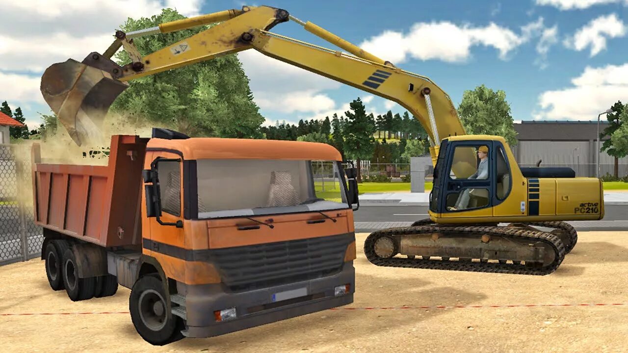 Конструктион симулятор 2. Строительные работы. Строительно монтажные работы. Construction 2012. Симулятор экскаватора 2012.