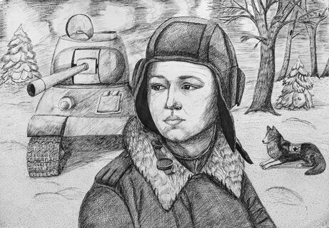 Рисунок танкиста