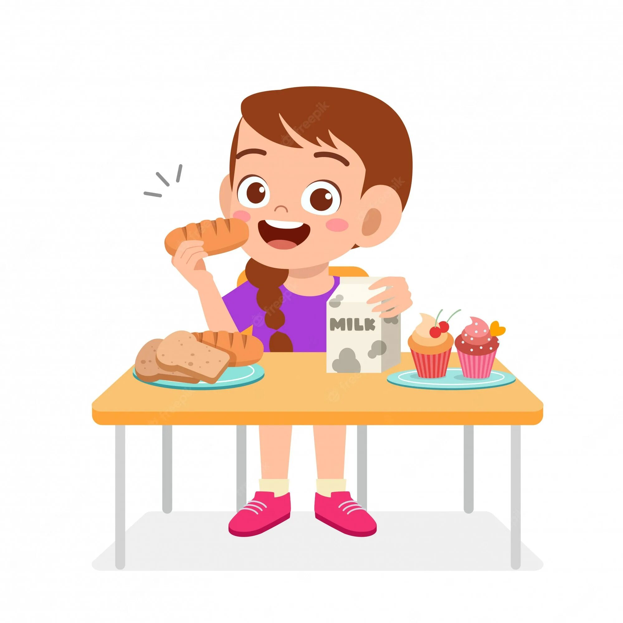 Ребенок завтракает. Ребенок ест мультяшный. Девочка завтракает для детей. Кушать мультяшная. I can have lunch