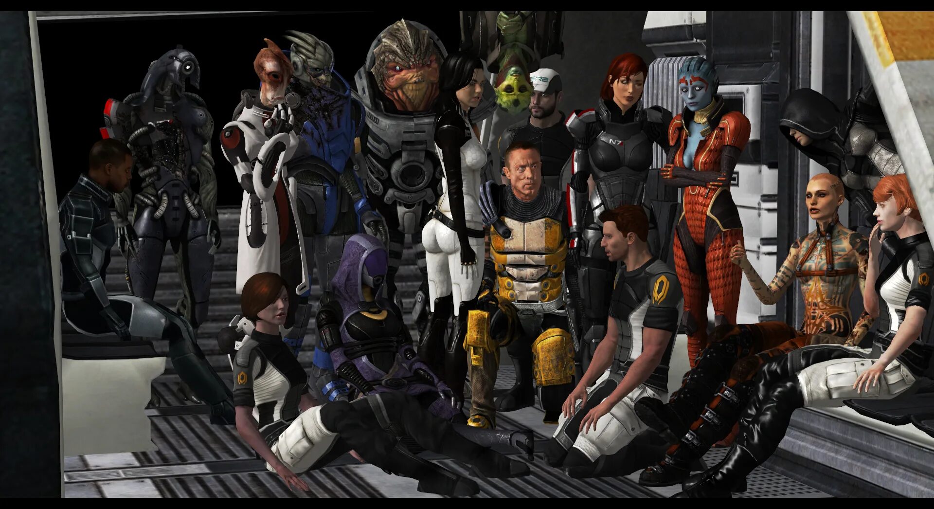 Mass effect 2 как спасти всю команду. Mass effect 2. me3 команда шепарда. келли чамберс mass effect 2. масс эффект 2 весь отряд.