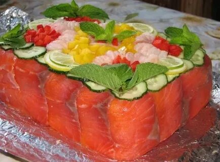 Рыбный тортик