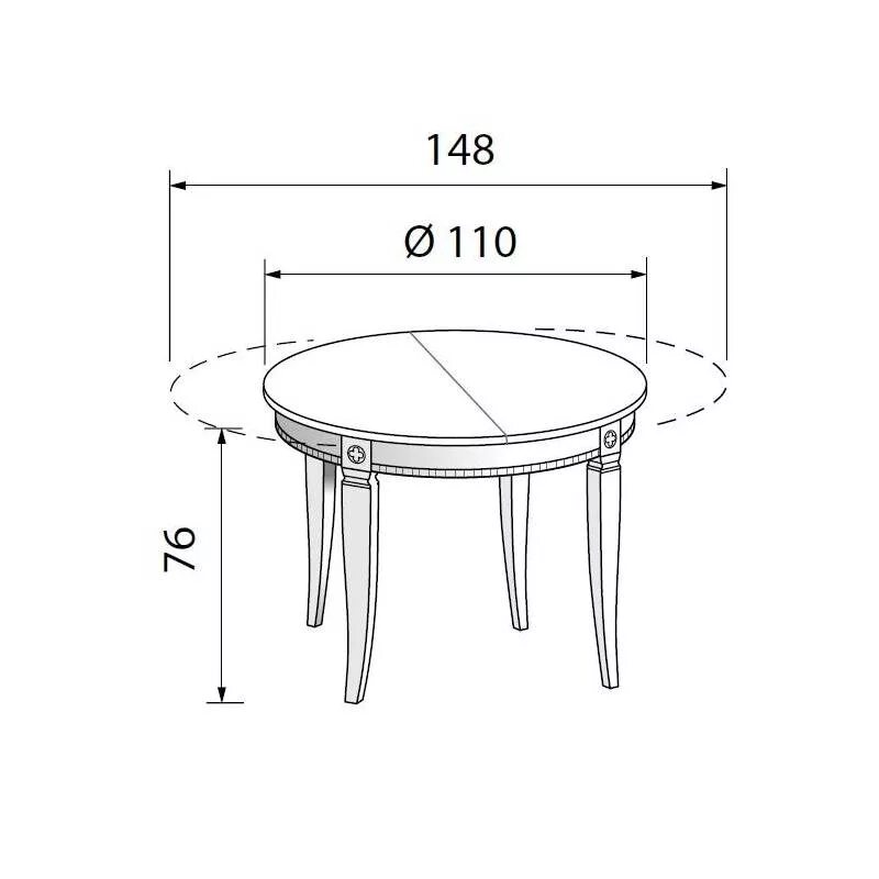 Высота круглого стола. Стол круглый раздвижной Palazzo Ducale laccato 71bo54. Стол обеденный 110/148 Palazzo Ducale ciliegio Prama by Bakokko, круглый раздвижной; 71ci54. Стол 110 круглый круглый раздвижной. Стол раздвижной круглый circle д110/75 148/110/75.