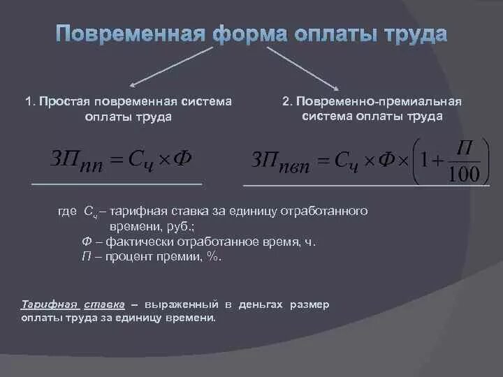 Расчет повременно премиальной заработной платы. Формы и системы оплаты труда формулы. Формула расчет заработной платы по повременной оплате труда. Формула расчета повременно-премиальной заработной платы.