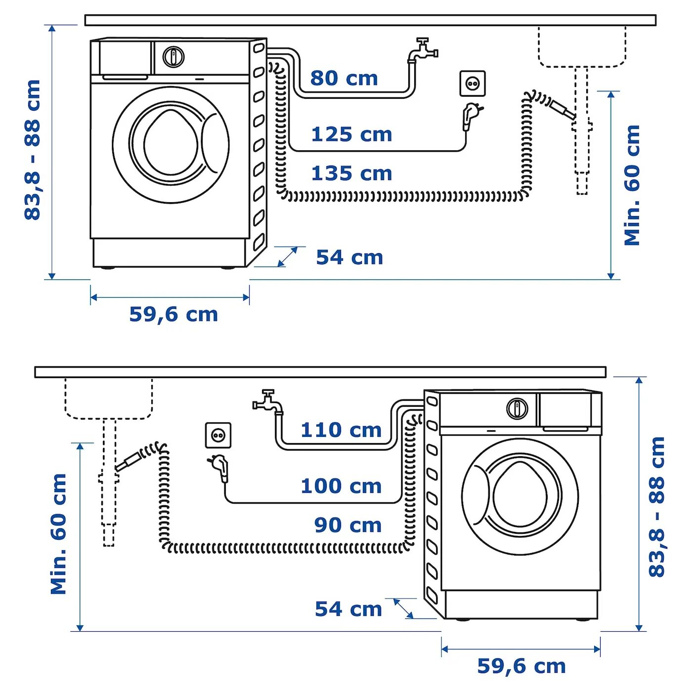 Подключение к стиральной машине канализация чертеж. Высота сливной трубы от пола для стиральной машины. Схема подвода воды к стиральной машине. Схема подключения слива стиральной машины. Схема подвода воды к стиральной машине.