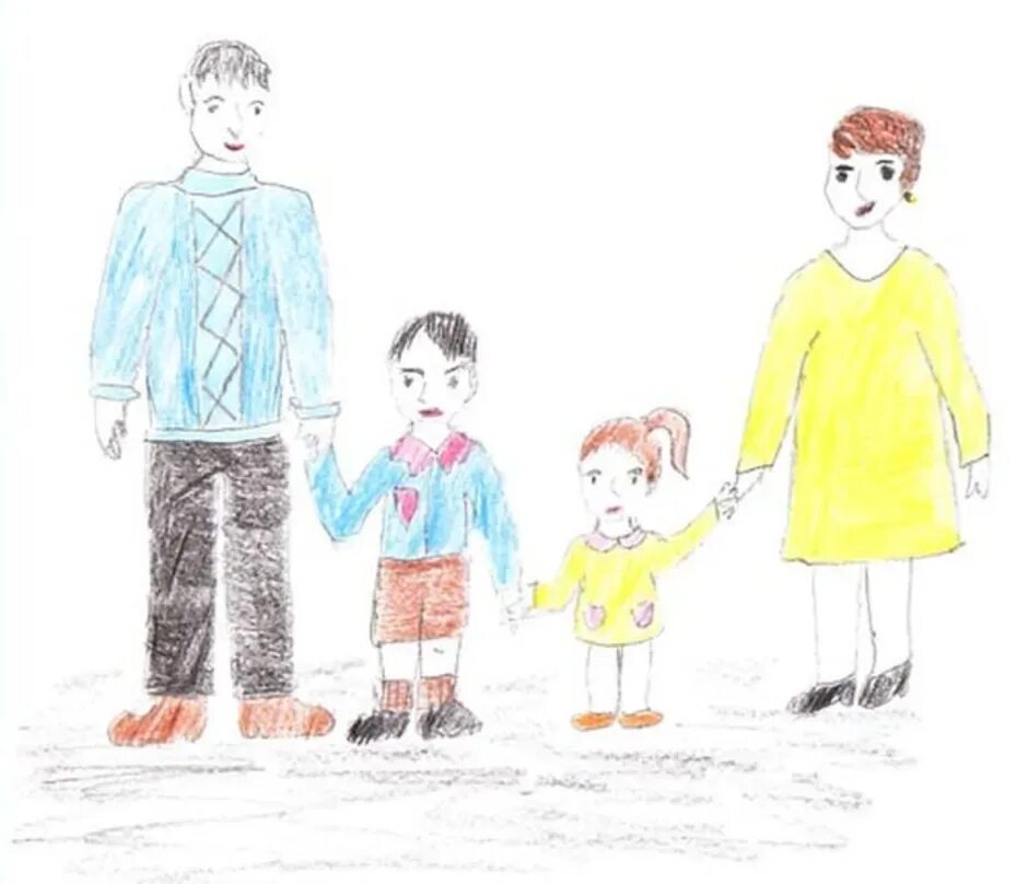 Рисунок на тему семья. Рисунок моя семья. Рисунок на тему моя семь. Рисунок семьи детский. Нарисовать маму папу сестру и брата