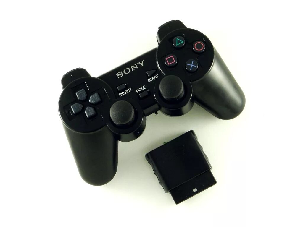 Джойстик ps2 купить. Беспроводной Dualshock ps2. Геймпад Sony ps2. Геймпад ps2 беспроводной. Геймпад плейстейшен 2 беспроводной.