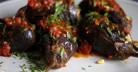 Фаршированные баклажаны с мясом