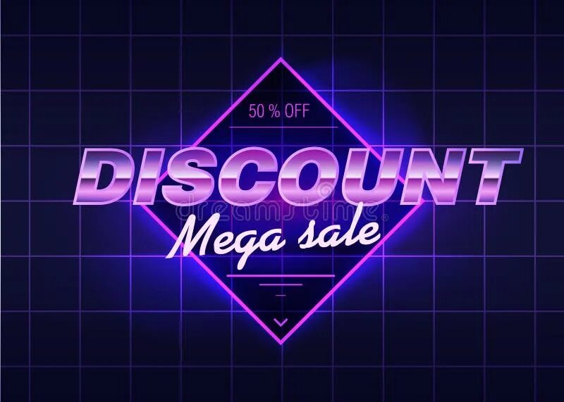 Aqua back to the 80's. Back to 80. Back to 90's Neon. Discount poster. Back 80