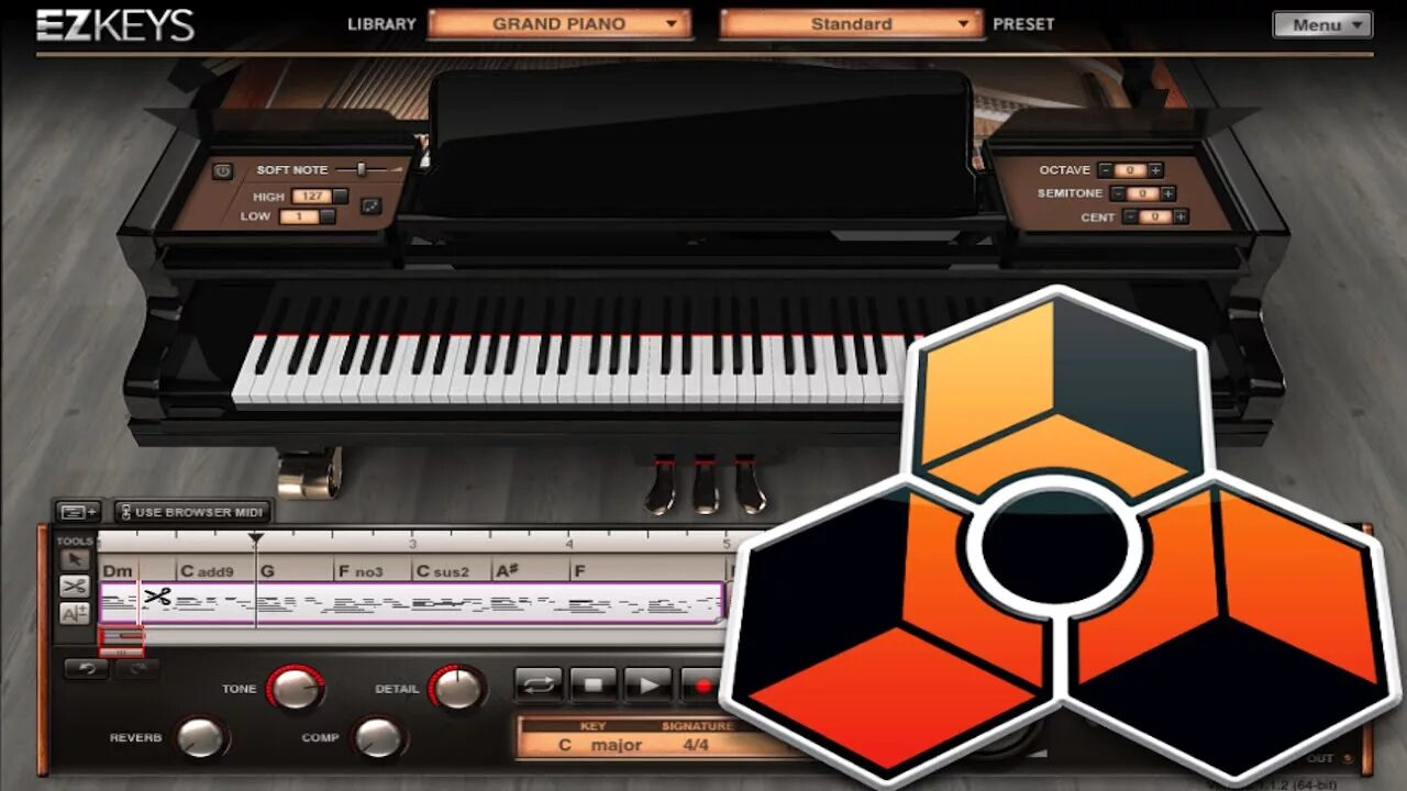 Reason музыка. Toontrack - EZKEYS 2. Ez Keys VST. Библиотека EZKEYS. Toontrack EZKEYS Grand Piano Review.