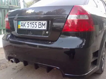 Бампер на шевроле авео т250 седан