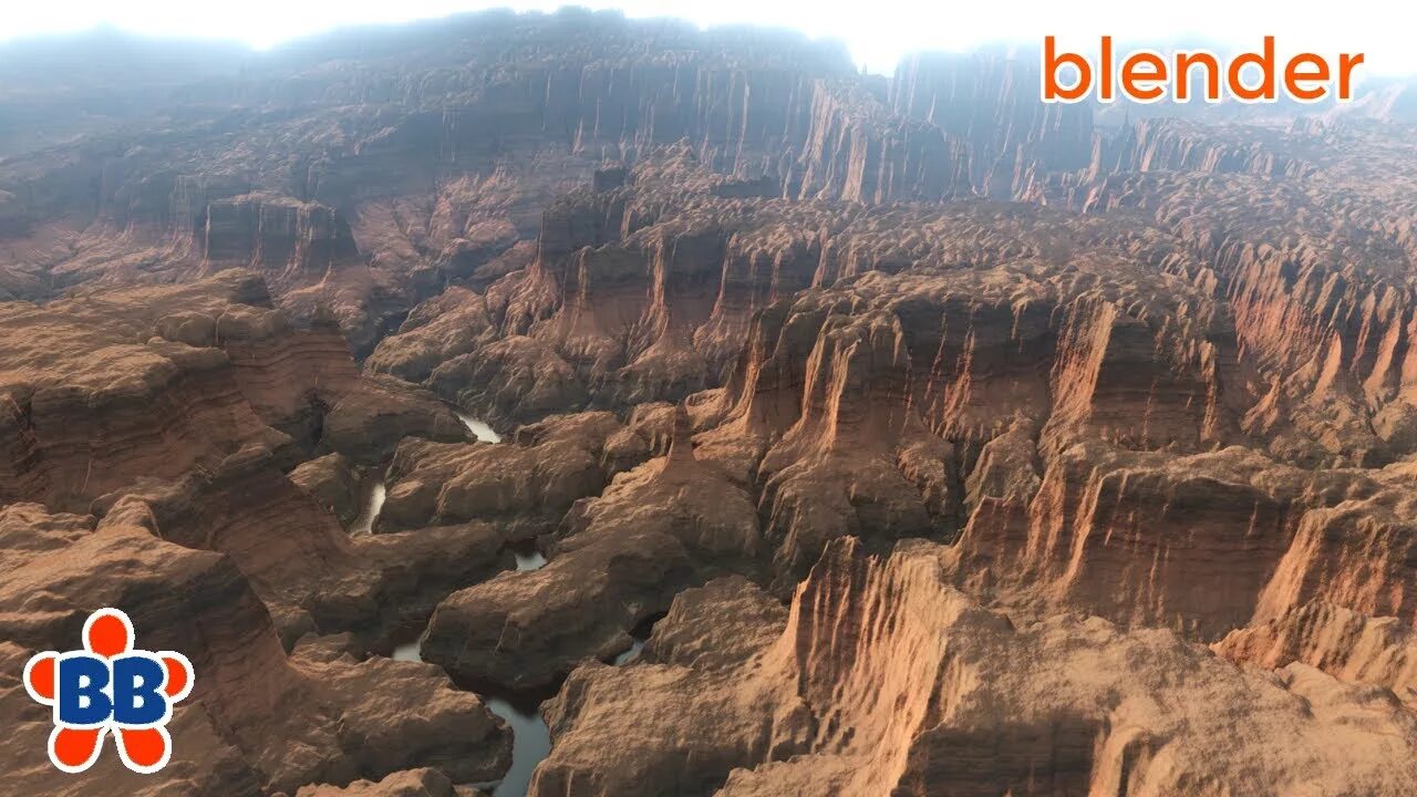 Blender terrain. Terrain party.