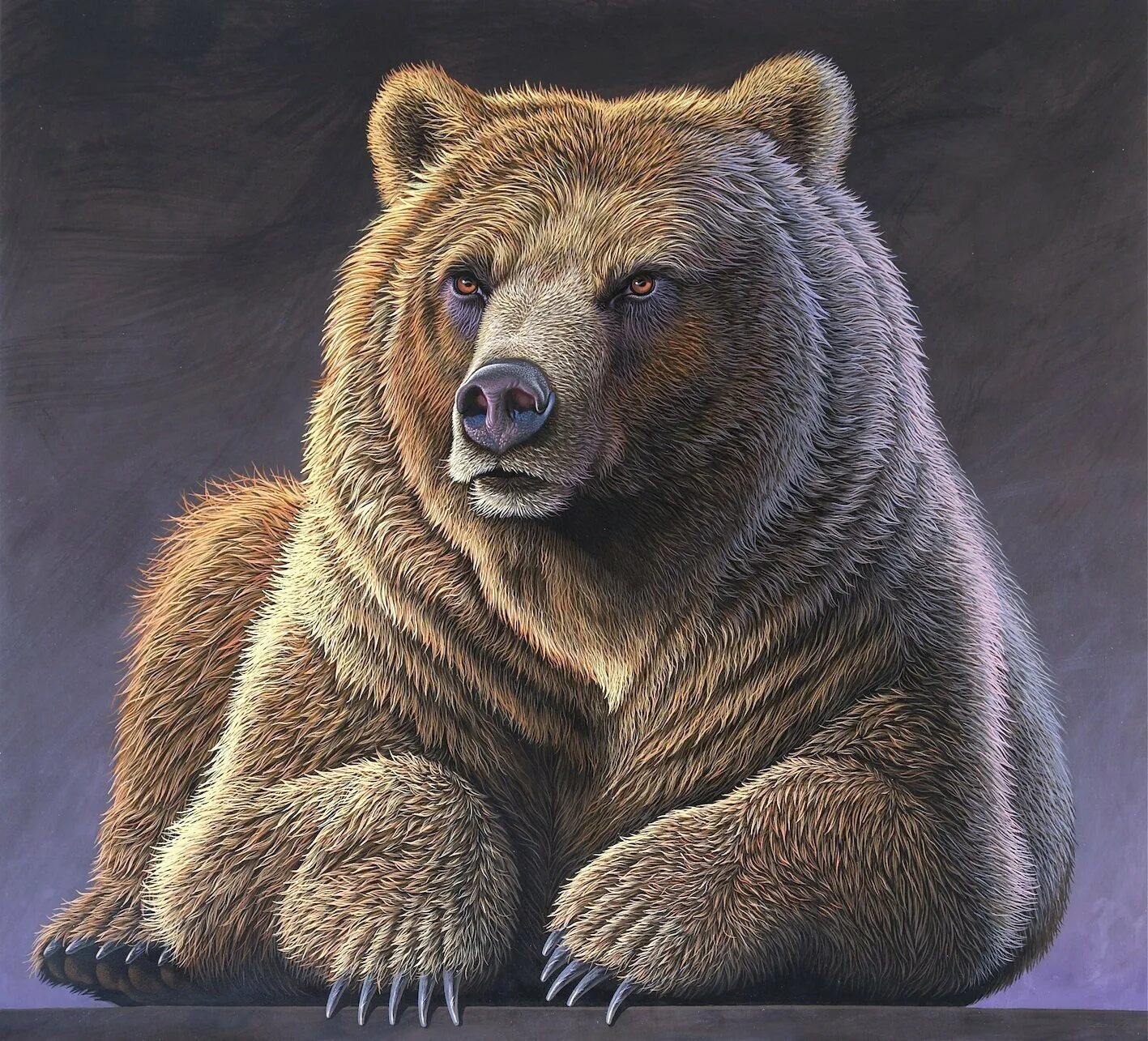 Медведь. Медведь арт. Картина медведь. Бурый медведь арт.