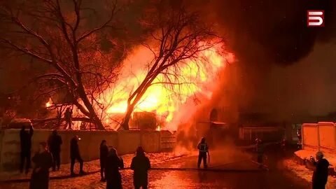 Пожар в москве вчера