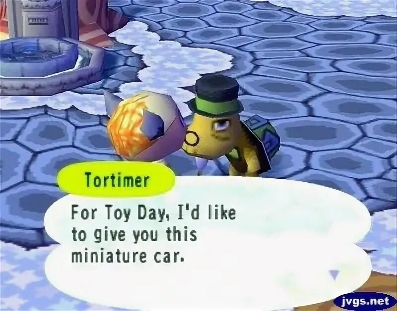 Toy day. Animal Crossing Tortimer.