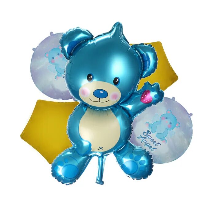 Шарики медведи воздушные. Фольгированные шары мишка. Медвежонок фольга шарик. Шар фольга мишка голубой. Медвежонок в фольге.