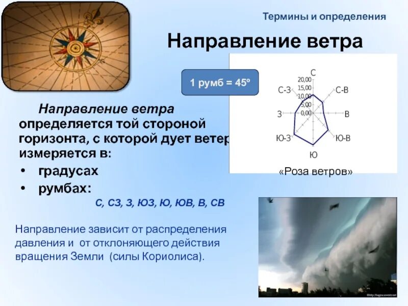 Юго восточный ветер дует в каком направлении. Направление ветра. Направление ветра определяется. Определение направления ветра. Направление ветра в Румбах.