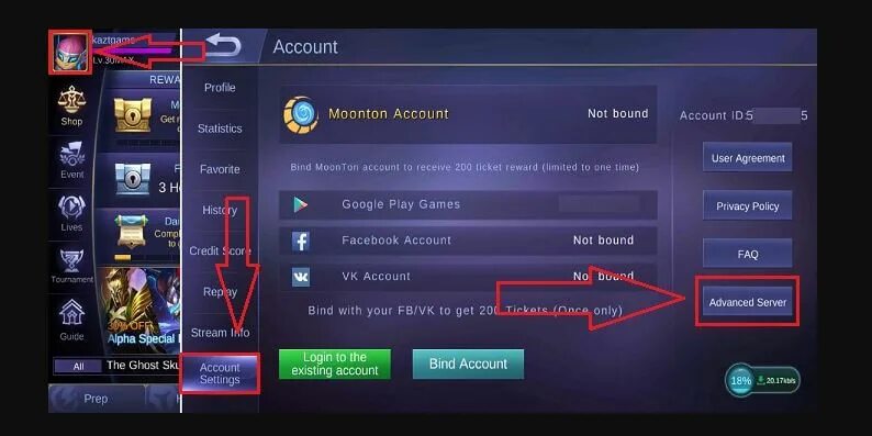 Найти аккаунт в игре. Сервера mobile Legends. Аккаунт мобайл легенд. ID сервера мобайл легенд. Обновление мобайл легенд.