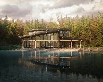 Deep lake house