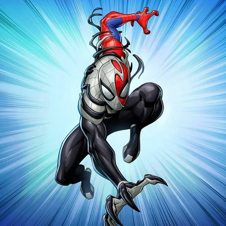 Spiders man running
