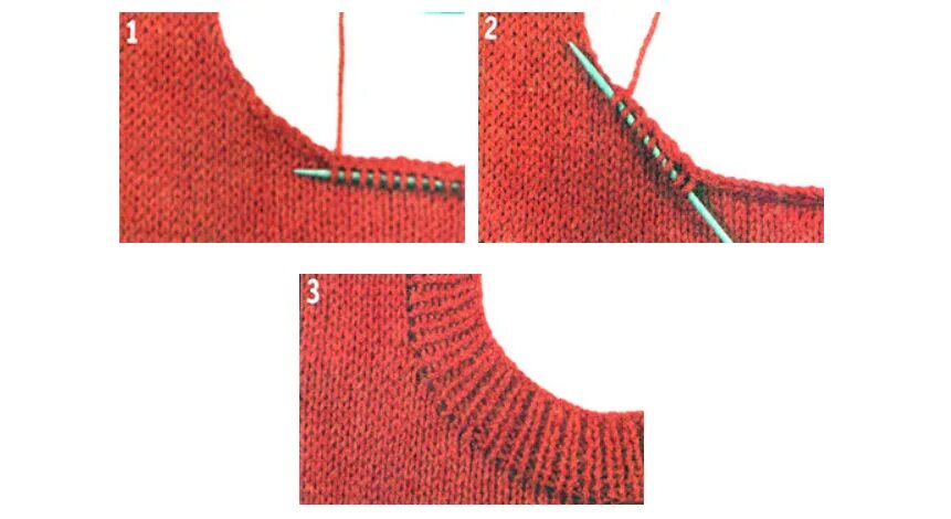 Красивое вязание горловины спицами. Кеттлевка планки шов. Вывязывание круглой горловины спицами пошагово. Как набрать петли для горловины спицами. Двойная бейка рулик спицами для горловины.