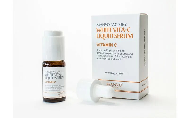 Manyo Factory White Vita·c Liquid Serum. Сыворотка с витамином с 10% Manyo Factory White Vita·c Liquid Serum (10мл). Ma nyo White Vita c Serum. Сыворотка Manyo White Vita c Liquid Serum. Manyo сыворотка с витамином с