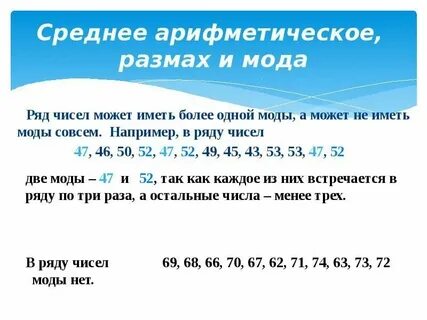 Мода числового набора