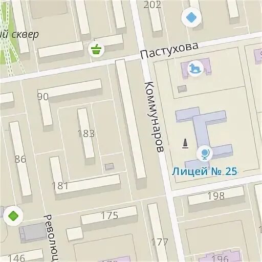 Пушкинский ижевск карта