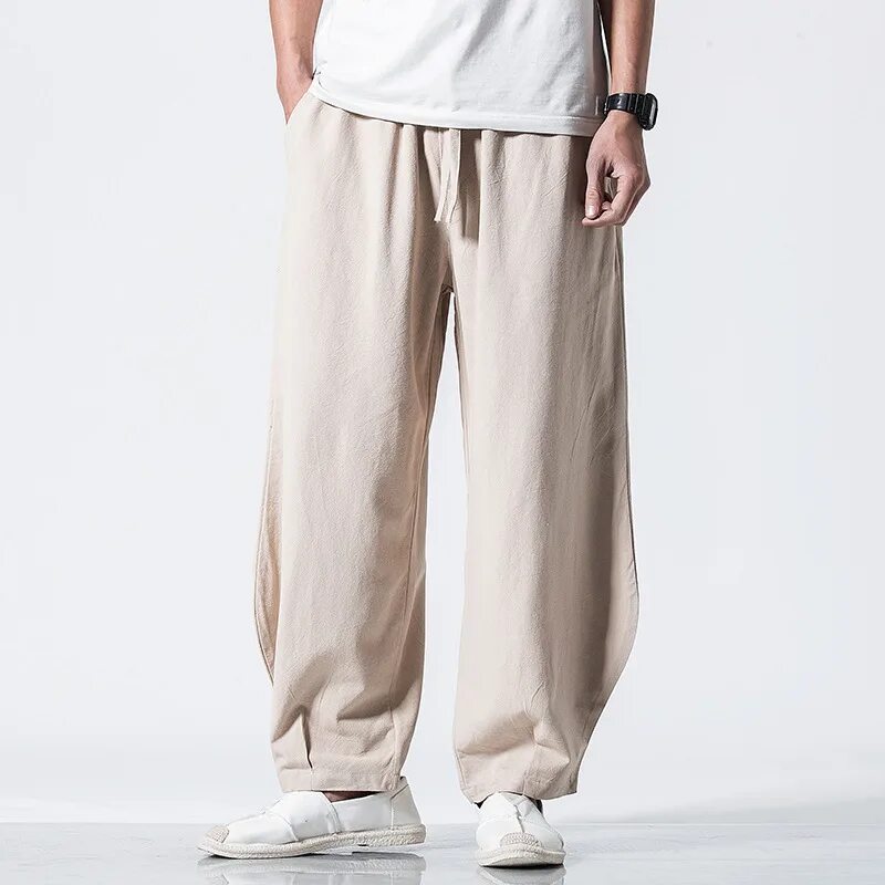 Baggy Pants мужские Loose Cotton. Harem Pants мужские брюки. Baggy Loose Cotton Harem Pants мужские. Брюки men Casual Harem Pants Baggy wide Leg trousers. Купить брюки хлопковые