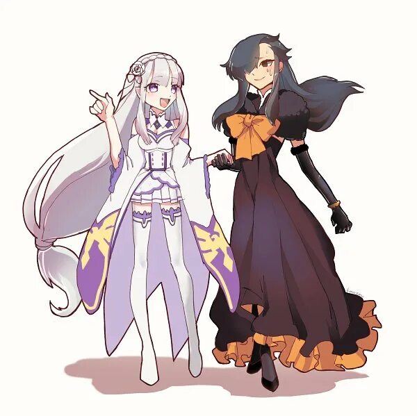 Re zero witch s re surrection. Re zero сателла и субару. сателла ре зеро. ре зеро ведьма сателла. ведьма зависти re zero.