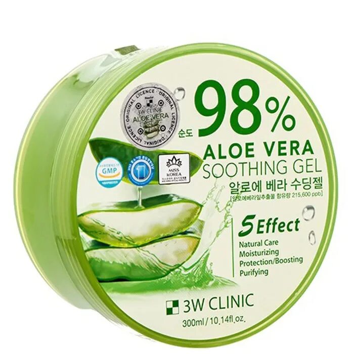 3w Clinic гель универсальный алоэ Aloe Vera Soothing Gel 98%. Универсальный увлажняющий гель Aloe Vera Soothing Gel 260ml.