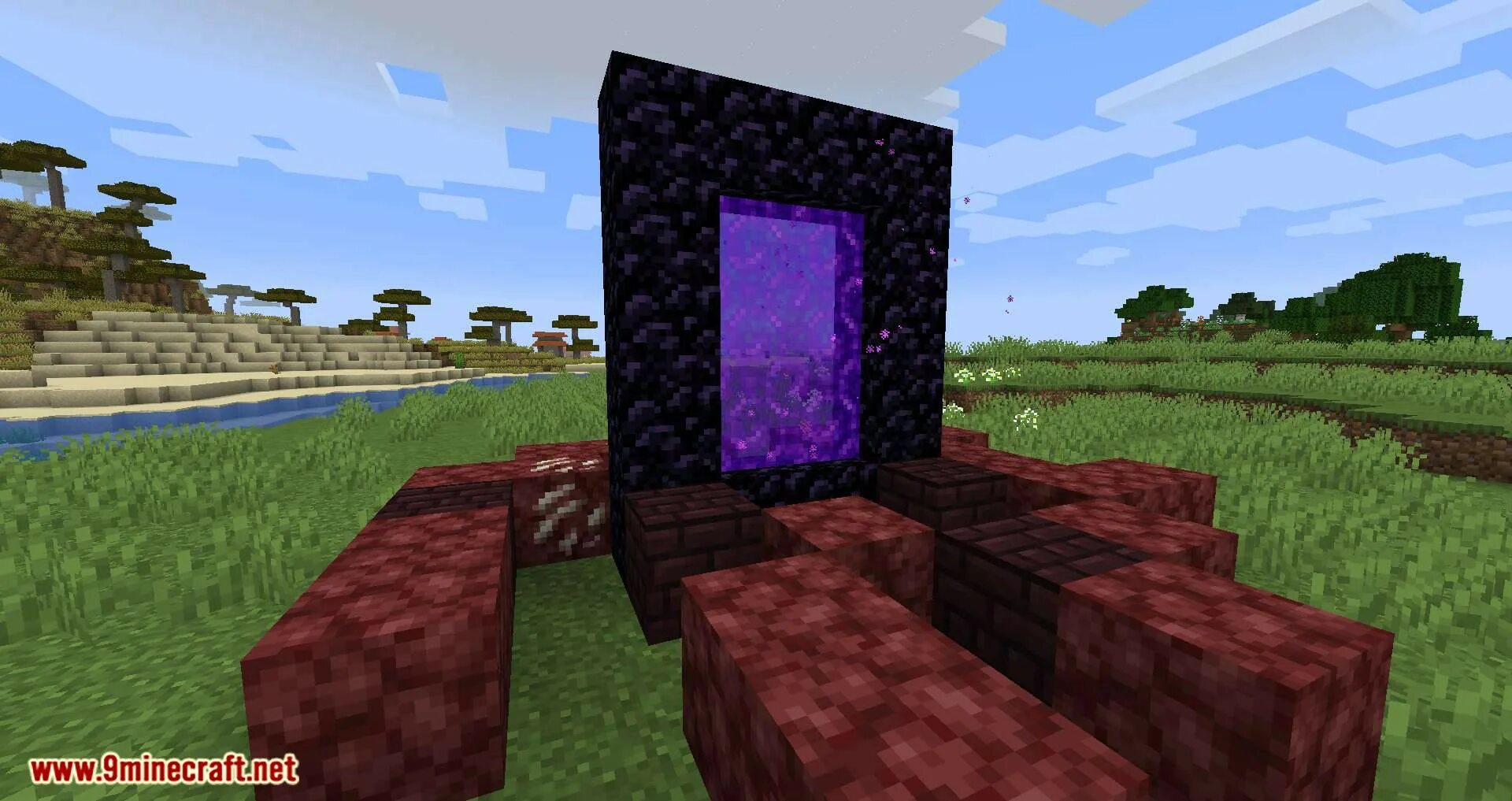 Better nether 1.16 5. Мод Nether Portal spread. Портал в ад. Портал в ад майнкрафт. Блок портала в ад.