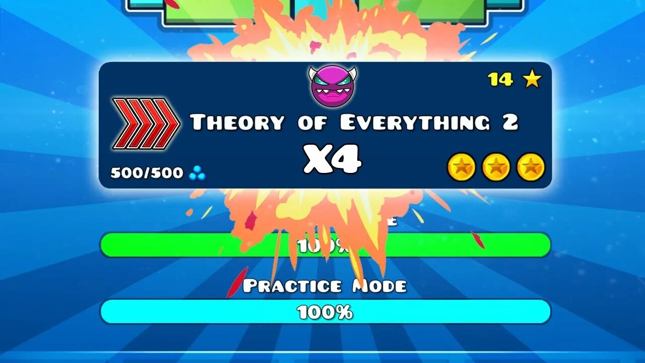 Theory of everything 2 GD. Геометрия Даш Theory of everything 2. Toe 2 Geometry Dash.