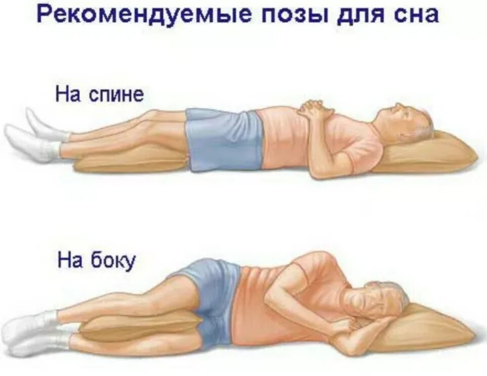На каком боку спать ночью