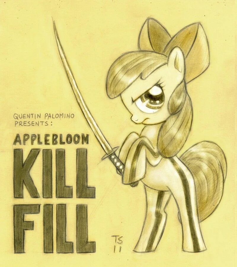 Kill Bill MLP. Born to Kill пони. Killing ponies