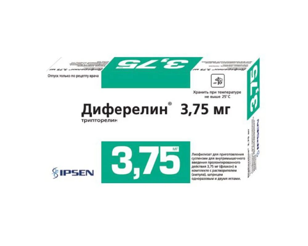 М3 75 3. Трипторелин 3.75. Диферелин лиофилизат 3.75 мг. Диферелин 100мкг. Диферелин лиоф д/ин 3,75мг №1.