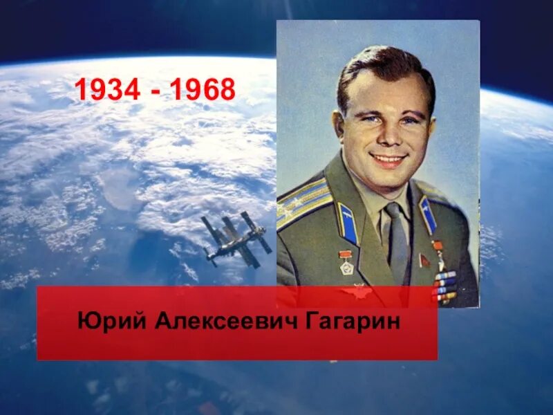 Гагарин портрет с годами жизни.