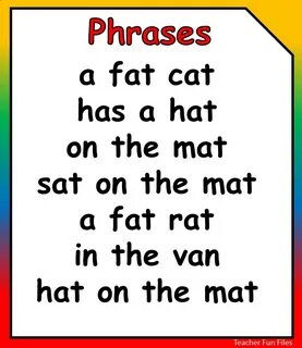Read the words and phrases