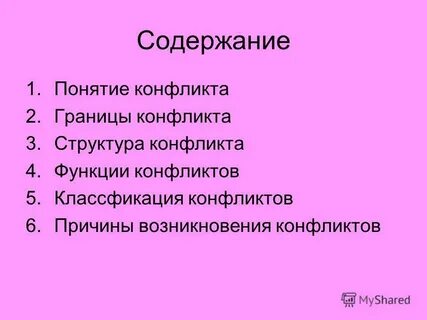 Границы конфликта