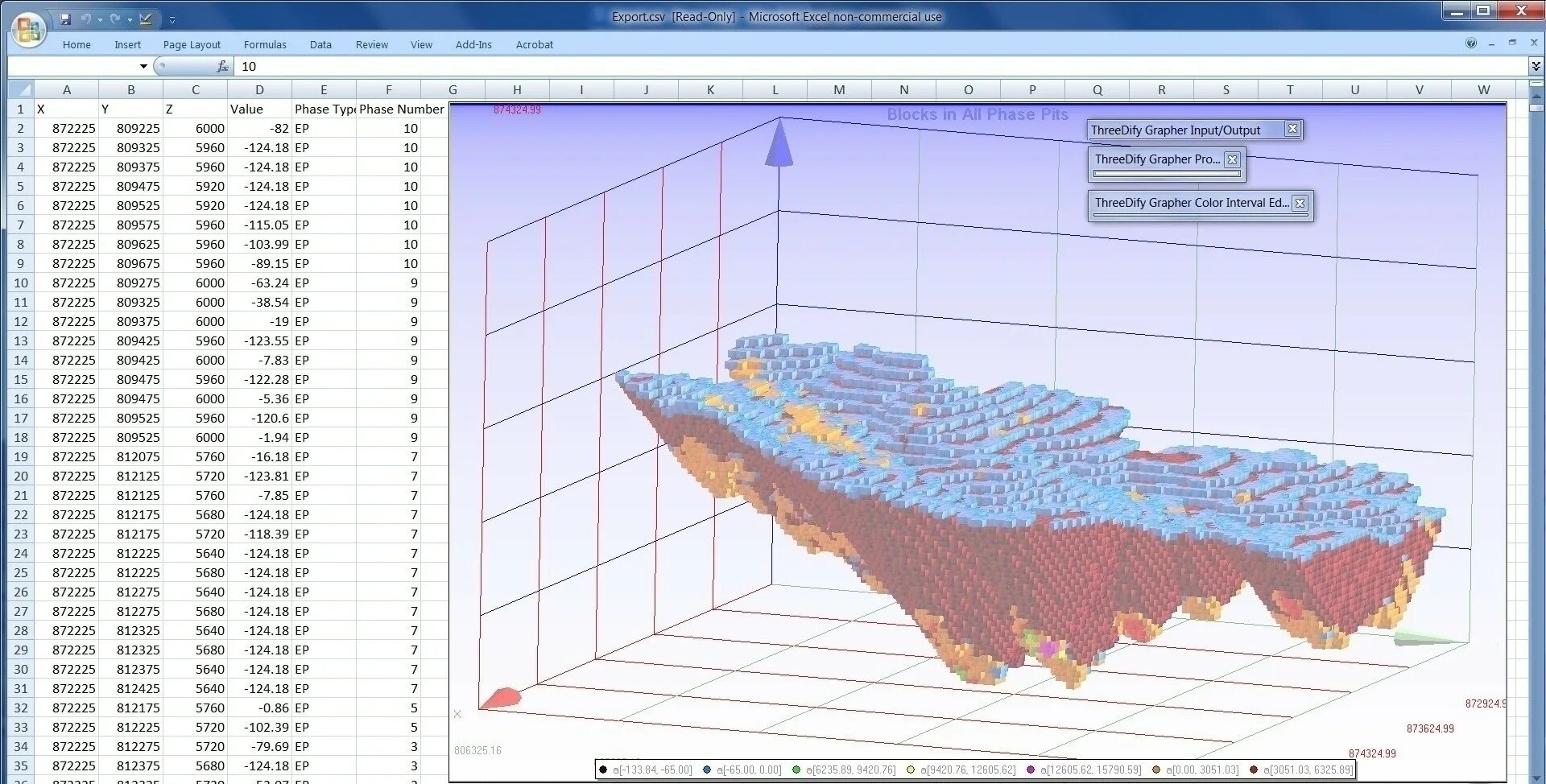 D 3 excel. Grapher 3d график. 3d график в excel. эксель 3д карты. 3д графики в эксель.