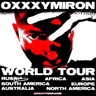 Oxxxymiron world tour 2023/2024. 