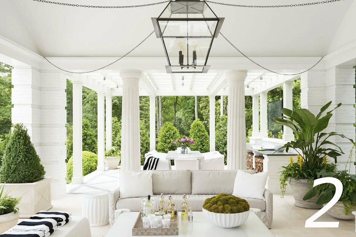 A Designer’s Sun-Soaked Massachusetts Home Rue Porch interior, Patio, Patio desi